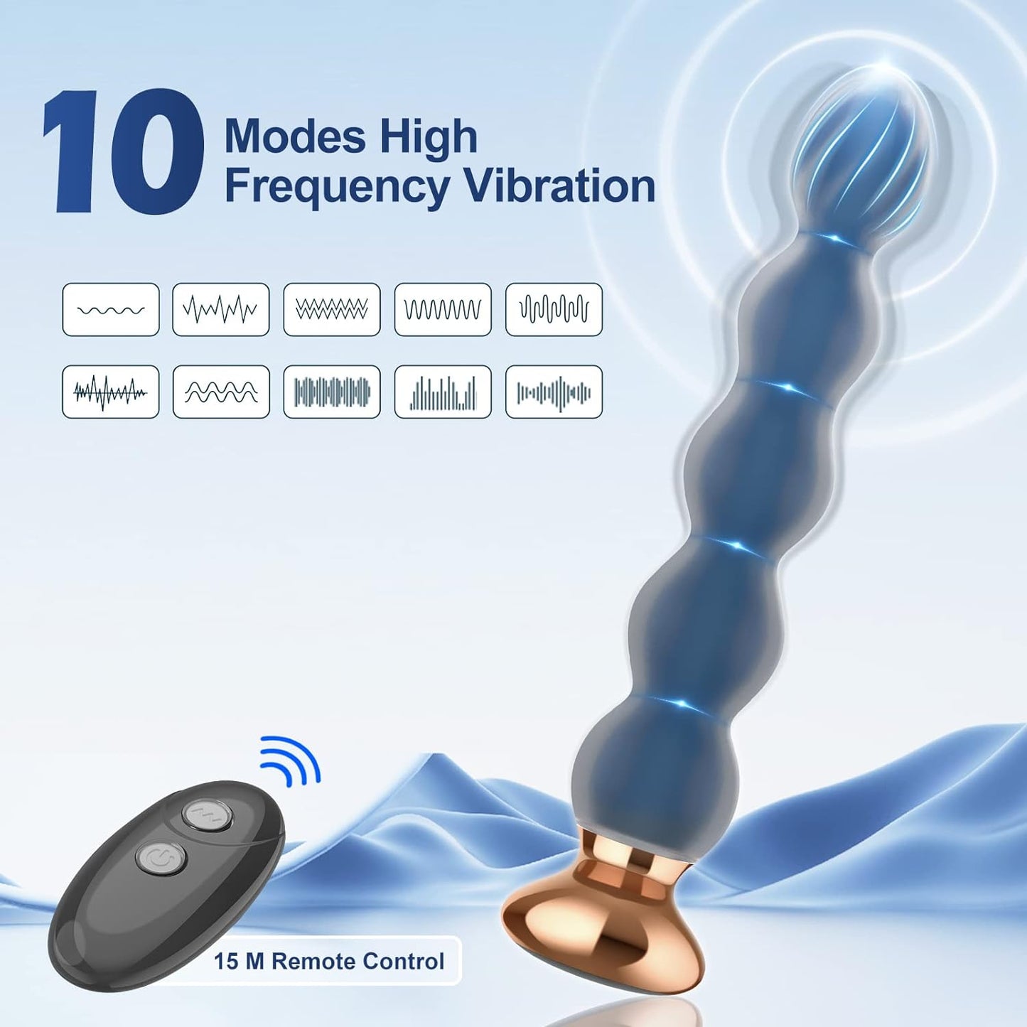Prostate Massager With Remote Control