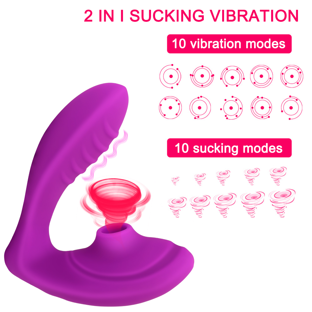 10 Speeds Sucking Vibrator