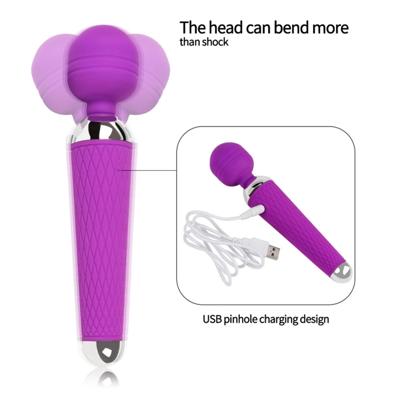 360 Degree Bending Wand Vibrator