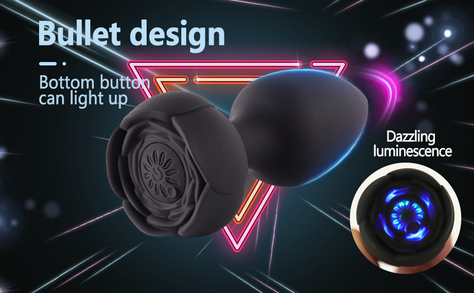 Light Up Rose Anal Vibrator