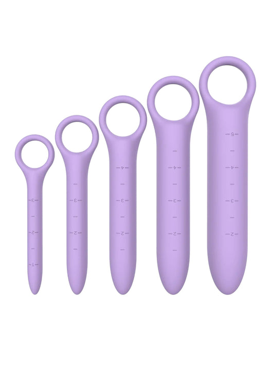 Purple anal dilators set