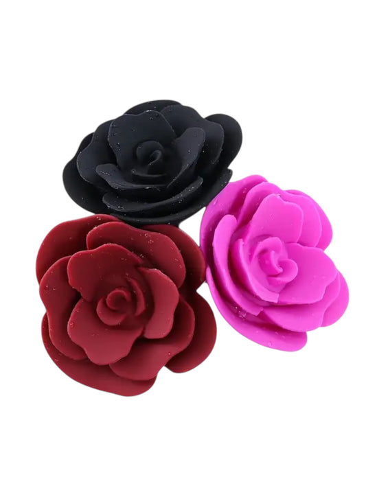 Rose Anal plug, Soft and sexy, Silicone made, for beginners and experienced people discreet packaging from BehindClosedDoors 