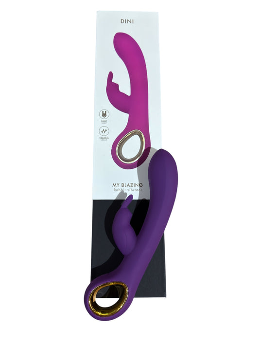 Purple Rabbit Vibrator soft silicone Australia owned discreet packaging from BehindClosedDoors 