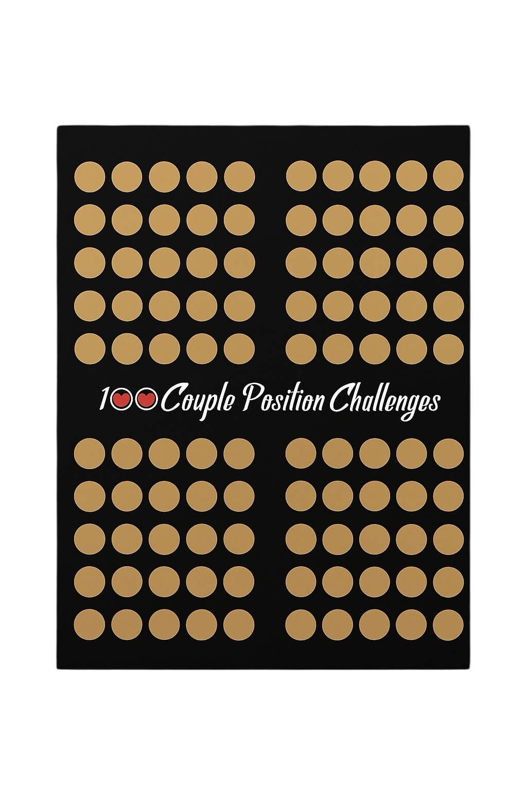 Unlock the Ultimate luxury 100 Couples Position Challenges, Scratch the dots away and get freaky with your partner. Only in Australia at BehindClosedoors 