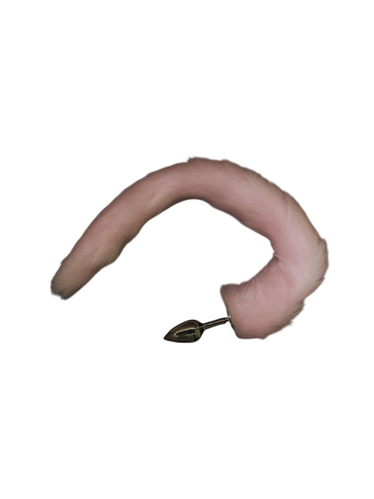 Furry tail Stainless Steel Anal Plug. For funky nights in the bedroom. Shop at BehindClosedDoors 