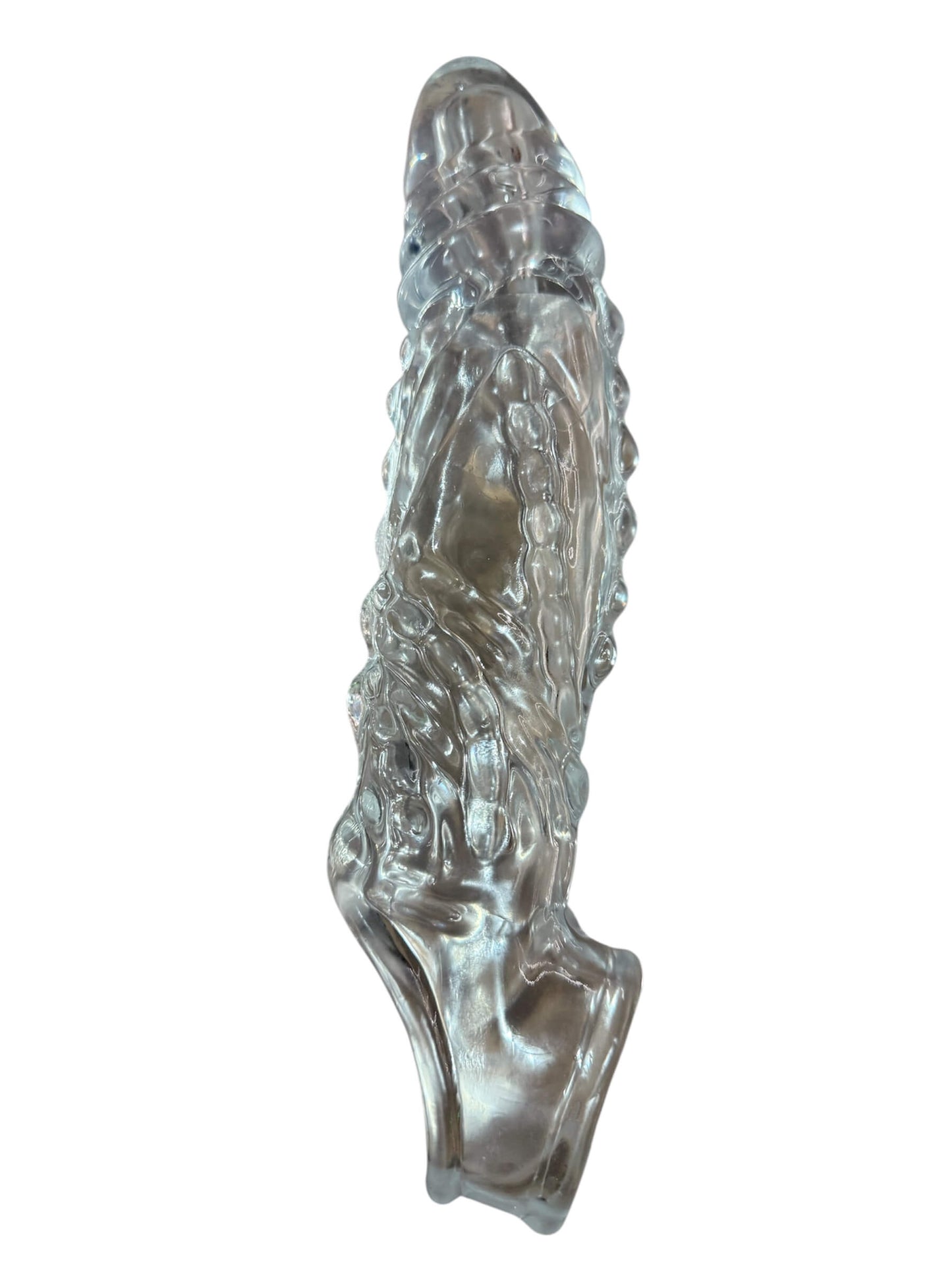 Male clear penis sleeve. soft safe silicone. Male sex toys Australia- BehindClosedDoors. 