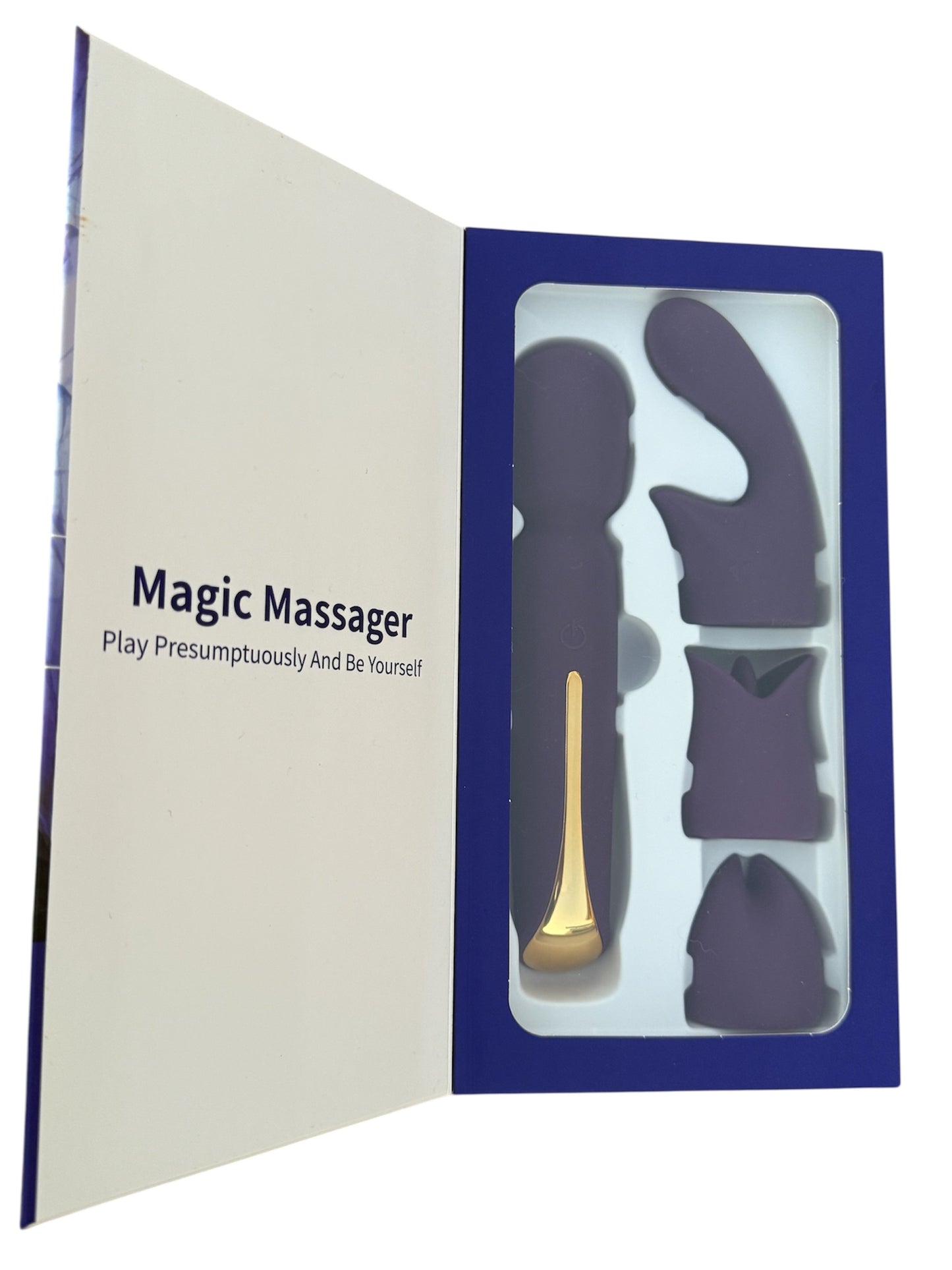 Top of the range luxury magic massager with different heads. Female sex toys Australia, discreet packaging- BehindClosedDoors. 